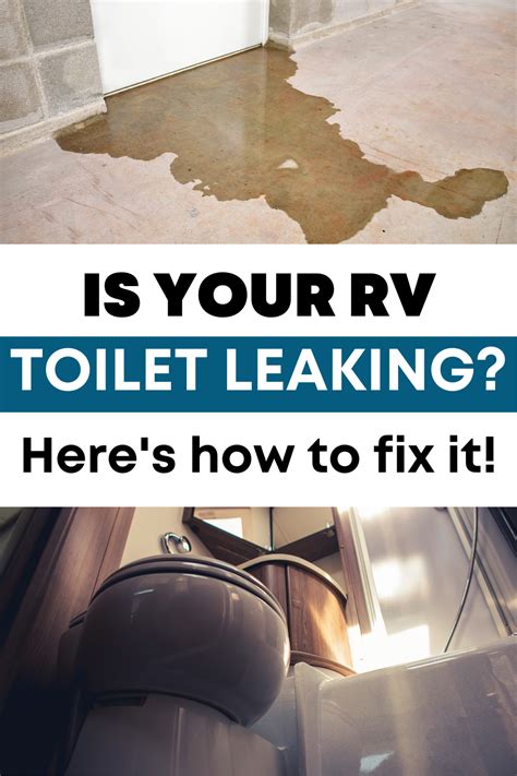 camper toilet leaking at base|How to Fix an RV Toilet Leaking Around the Base